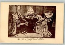 Frau For He`s a Jolly Good Fellow James Henderson + Sohn, London Künstlerkarte