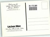 W6302 Lich , Hess Zehnspännige Bierkutsche der Licher-Brauerei Brauerei Werbe AK