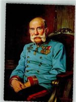 sign. Waßmuth Hermann Kaiser Franz Josef I. Künstlerkarte