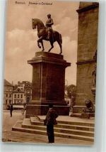 W2800 Bremen Reiterstatue auf Domshof und Marktplatz Bismarckdenkmal