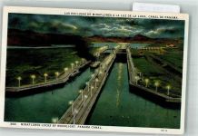 Panama City Mondschein Panama Canal