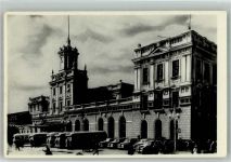 Rostow Foto AK Omnibus Auto Bahnhof