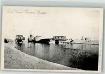 Suez 1960 Gebrauchsspuren Suez Canal Ferdane Bridge