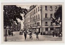 Löbau mit Bahnhofstraße ungelaufen Gute Erhaltung.