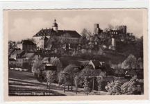 Frauenstein mit Blick auf das Schloß ungelaufen Gute Erhaltung.