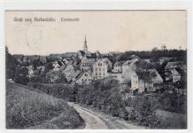 Siebenlehn gelaufen von 1914. Leichter Stempeldurchdruck, leicht bügig, leicht fleckig, sonst gut erhalten.