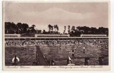 Berlin Zehlendorf mit Strandbad Wannsee gelaufen von 1931. Gute Erhaltung.