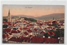 St. Ingbert. Teilansicht mit Kirche. Feldpost Gute Erhaltung.