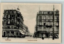 66740 W6630 Saarlouis 1916 - Französische Straße Geschäft M. Schloss Geschäft E. Mees