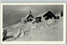 Sumperk Mährisch-Schönberg - Heidebrünnel Winter Schnee Kirche Kapelle