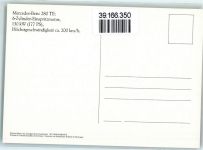 Benz 280 TE Werbung Mercedes