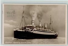 Dampfer Resolute Hamburg-Amerika Linie Bordstempel 1931 Hamburg-Amerika-Line 1931