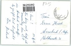 86919 W8919 Utting a. Ammersee Foto AK Ort lt. Stempel