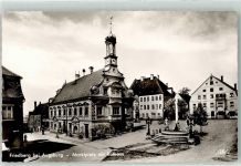 86316 W8904 Friedberg , Bay - Marktplatz mit Rathaus
