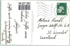 47495 W4134 Borth , Niederrhein - Hallenbad Schule Ehrenmal Sporthalle