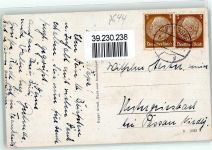 96332 W8644 Pressig - Denkmal Emailleschild