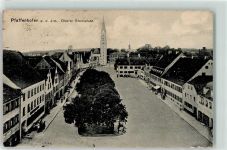 85276 W8068 Pfaffenhofen a d Ilm - Oberer Stadtplatz Stadtpfarrkirche