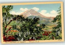 Amecameca - Blick auf Popocatepetl