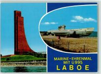 W2304 Laboe Marine Ehrenmal mit U995 U-Boot