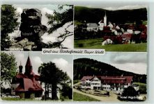 94253 W8379 Bischofsmais - Teufelstisch Wallfahrtskirche St. Hermann Hotel Wastlsäge