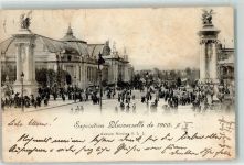 Paris Avenue Nikolas II Kaiser von Russland Weltausstellung 1900 Grand Palais Adel Russland 1900