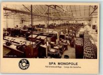 Spa Monopole Hall d'embouteillage Flaschen Fabrik