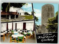 35435 W6301 Krofdorf-Gleiberg Foto AK Hotel Zur Linde Burg