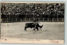 Montes y Bombita Chico al Alimon Stierkampf Motiv Spanien 1904