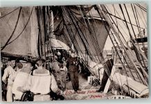 Segelschiff Fran Svenska Flottan Najaden Motiv Schweden 1908