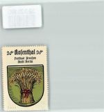10115 O1107 Rosenthal Vignette Wappen Kaffee Hag Nr. 24 Getreidegarbe
