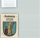 97896 W6982 Freudenberg , Baden Vignette Wappen Kaffee Hag ca. 1920-1940 Heiliger Palmwedel