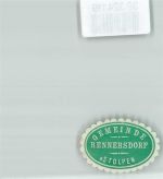 01833 O8350 Stolpen Siegelmarke Gemeinde Rennersdorf b. Stolpen