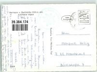 6652 Elbigenalp - Hermann v. Barthhütte mit Lechtaler Alpen Hüttenstempel