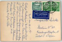 58256 W5828 Milspe - Luftpostmarke