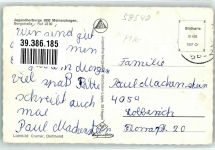 58540 W5882 Meinerzhagen Gebrauchsspuren Jugendherberge Meinerzhagen Speiseraum
