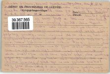 Kriegsgefangenenpost Ehms Feldpoststempel WK II Kriegsgefangener 1946