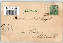 56341 W5424 Filsen 1900 Gebrauchsspuren Rhein Raddampfer Lithographie
