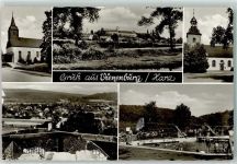 38690 W3387 Vienenburg - Schwimmbad Kath. und Ev. Kirche
