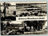 17255 O2084 Wesenberg , Meckl - Gr. Labusseee Jugendherberge Markplatz