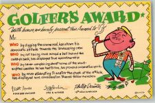 Humor Award Golf