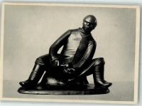 Der Melonenschneider Bronze Deutsche Akademie der Künste Barlach, E. Foto AK