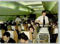 IL 86 Innenansicht Bordservice Aeroflot FOTO KEINE AK