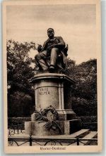 17033 O2000 Neubrandenburg , Meckl - Denkmal Fritz Reuter