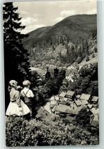 99885 O5806 Luisenthal , Thür - OT. Schwarzwald Siegelgrund Geschwisterpaar