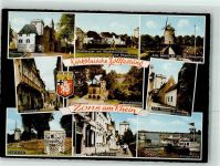 41539 W4047 Zons - Rheintor Rheinstraße Eisbrecher Stadtmauer Freilichtbühne Alte Mühle Anlegestelle