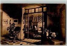 60500 Chantilly - Le Salon Manor House Kamin Blumen Stuhl Wandbild Teppich