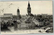 59240 Dunkerque - Rathaus Straßenbahn Litfaßsäule