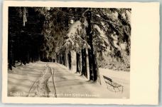 09619 O9215 Sayda - Waldweg nach dem Kleinen Vorwerk Winter