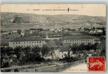 38200 Vienne 1907 Gebrauchsspuren le Quartier Saint Germain Dragons