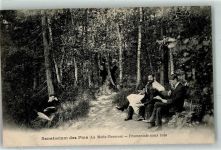 41600 Lamotte-Beuvron Gebrauchsspuren Sanatorium des Pins Promenade sous bois